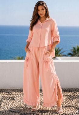 Made in Italy | 100% Linen Two-Piece Set